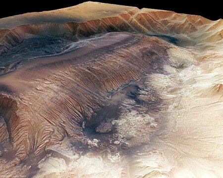 Ученые нашли следы кипящей воды в загадочных темных линиях на Марсе